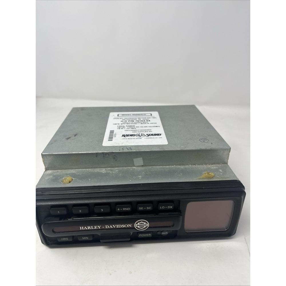 Harley-Davidson CD-RADIO Head Unit H-D P/N 76164-04 (RS9804CD)